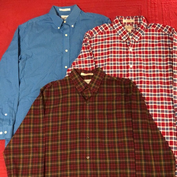 3 LL Bean button downs - Picture 1 of 4